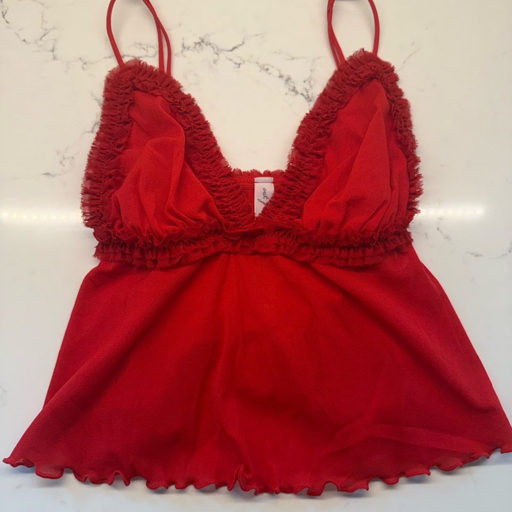 Urban Outfitters Bright Red Camisole